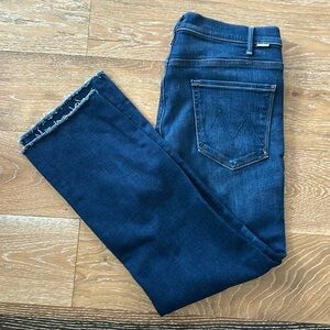 MOTHER Dark Blue Flare Jeans